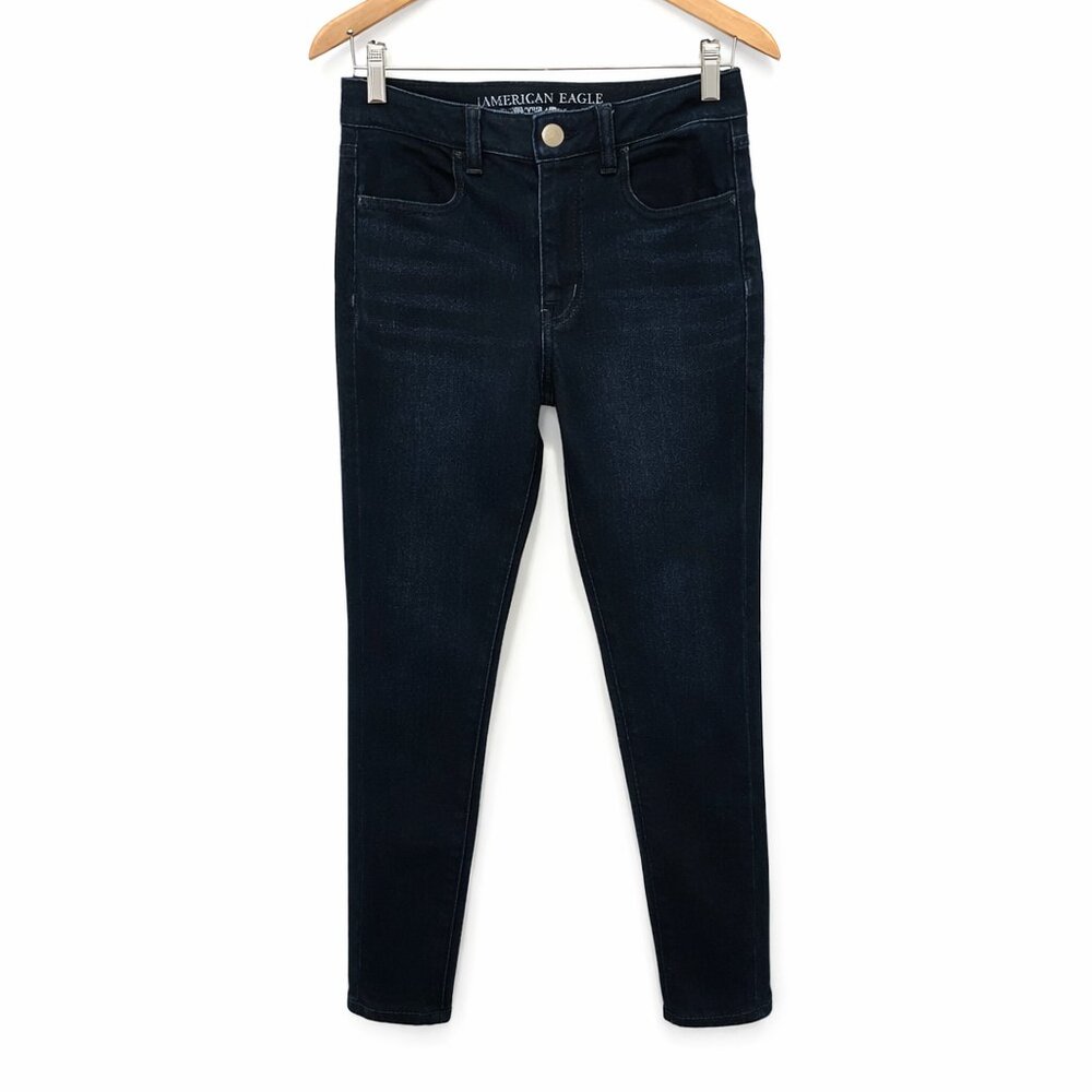 American Eagle Outfitters Blue Hi-Rise Jegging Stretch Denim, Size 6